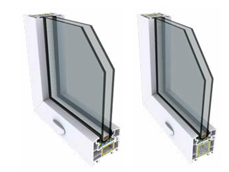 ventana de PVC línea efficient